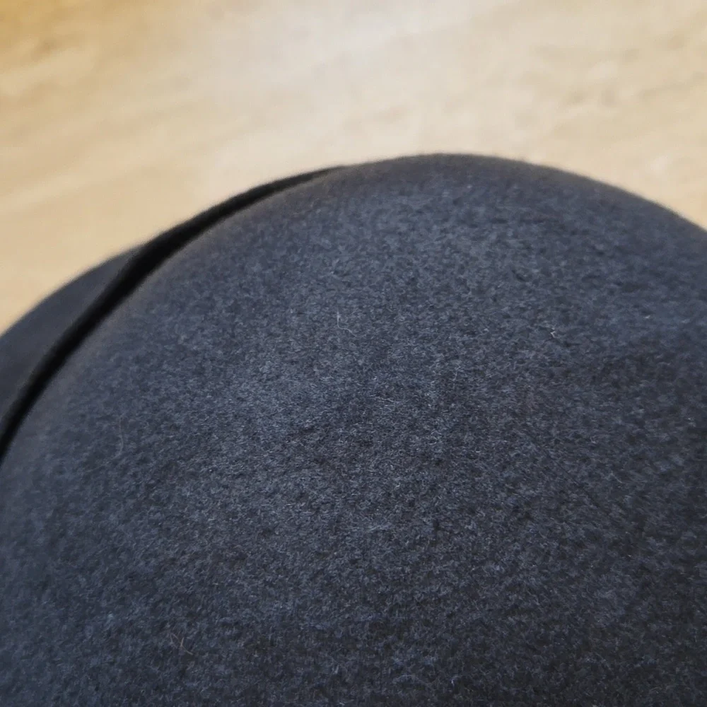 Soprattutto Cappelli 100% Charcoal Gray Woolfelt Stylish Hat - Picture 3 of 7
